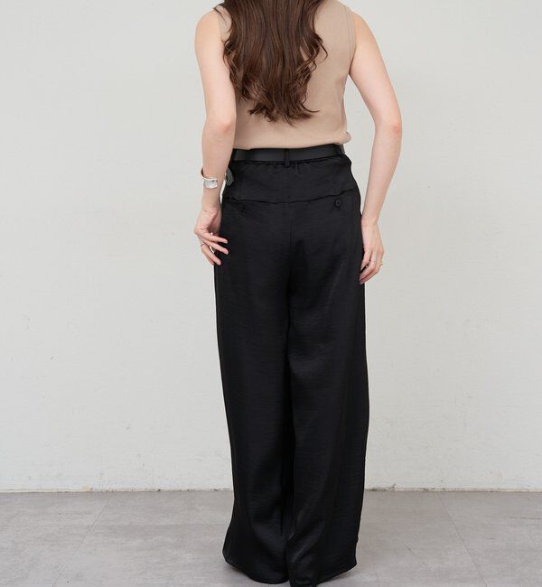  「リブコンパクトノースリーブ」|Tシャツ・カットソー|