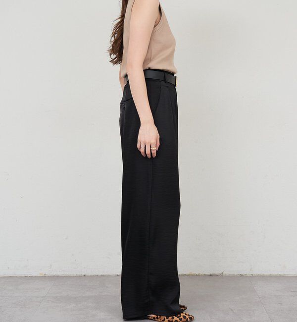  「リブコンパクトノースリーブ」|Tシャツ・カットソー|