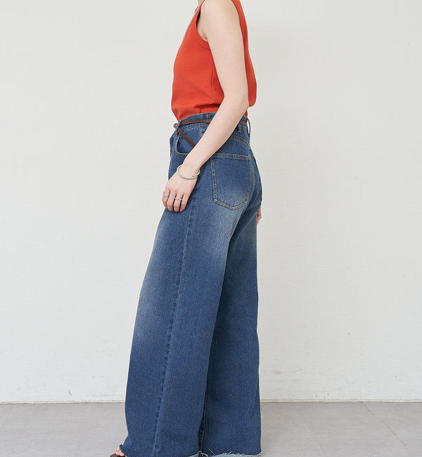  「リブコンパクトノースリーブ」|Tシャツ・カットソー|