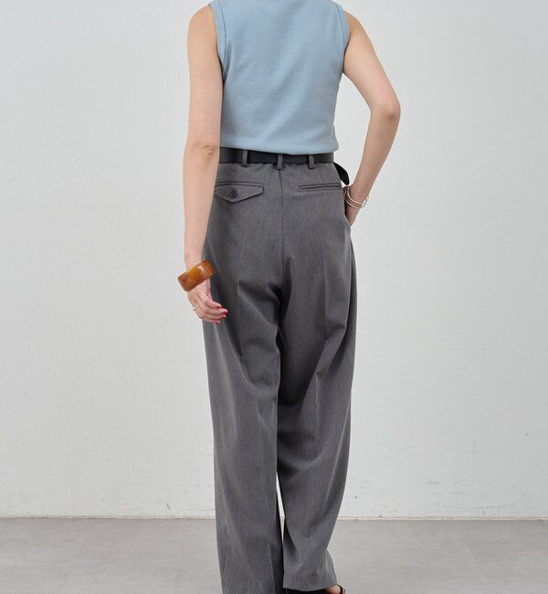  「リブコンパクトノースリーブ」|Tシャツ・カットソー|