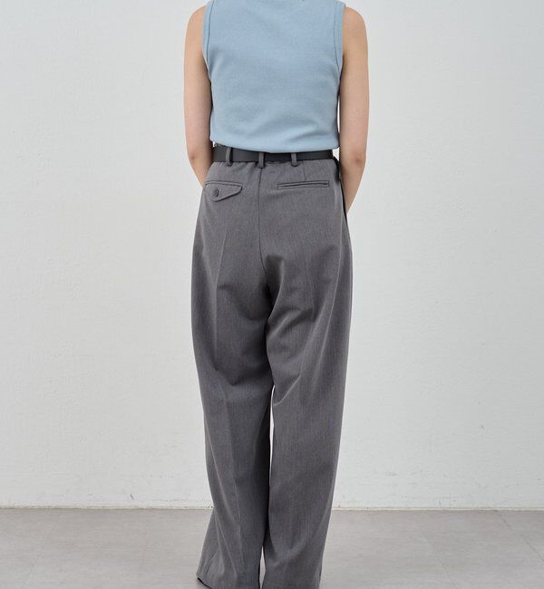  「リブコンパクトノースリーブ」|Tシャツ・カットソー|