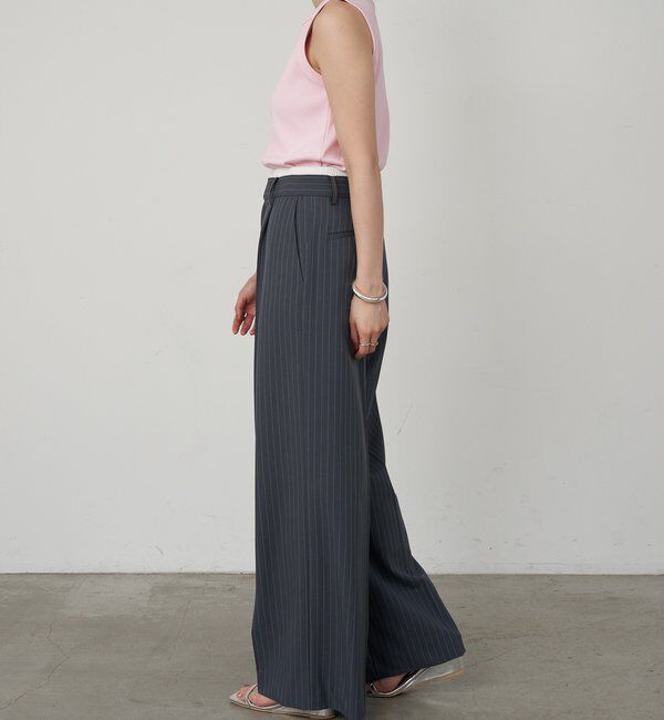  「リブコンパクトノースリーブ」|Tシャツ・カットソー|