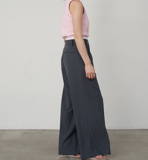  「リブコンパクトノースリーブ」|Tシャツ・カットソー|