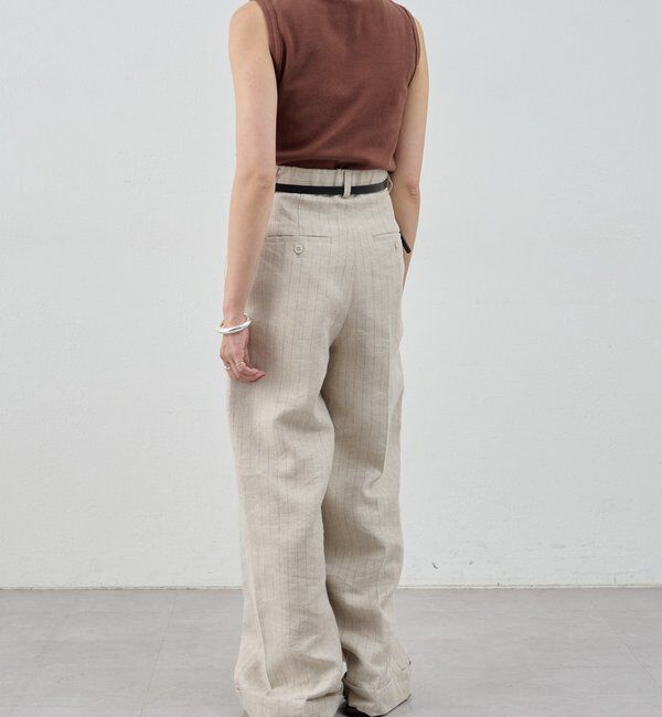  「リブコンパクトノースリーブ」|Tシャツ・カットソー|