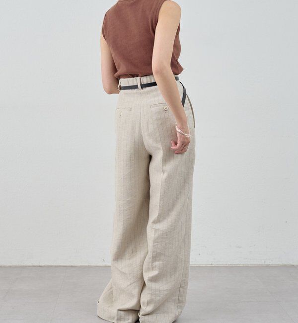  「リブコンパクトノースリーブ」|Tシャツ・カットソー|