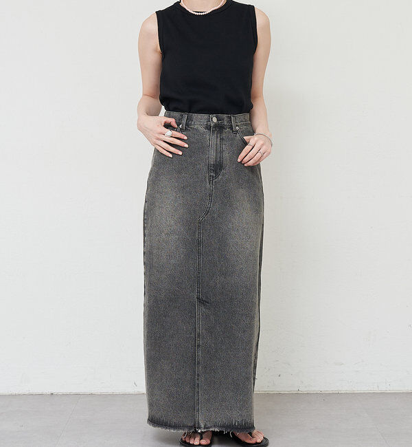  「リブコンパクトノースリーブ」|Tシャツ・カットソー|