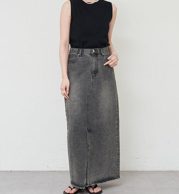  「リブコンパクトノースリーブ」|Tシャツ・カットソー|