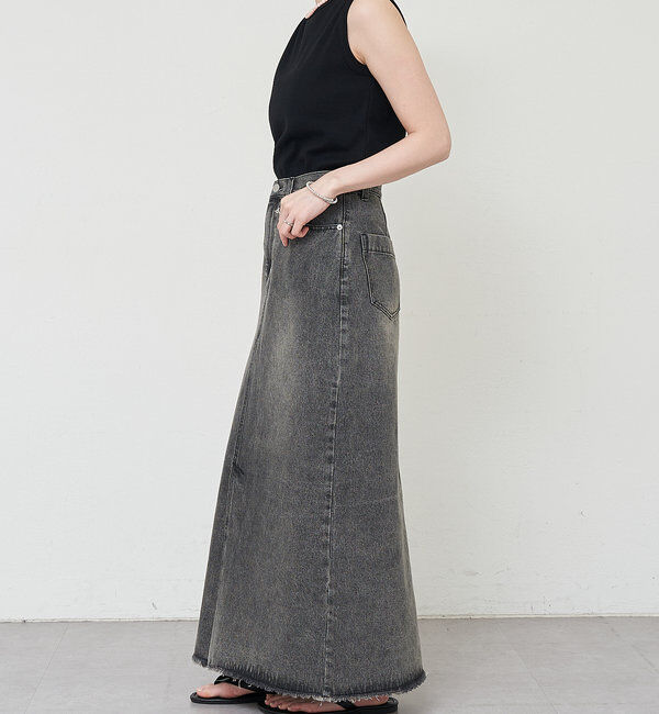  「リブコンパクトノースリーブ」|Tシャツ・カットソー|