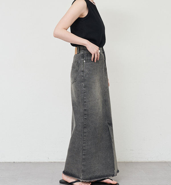  「リブコンパクトノースリーブ」|Tシャツ・カットソー|