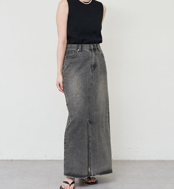  「リブコンパクトノースリーブ」|Tシャツ・カットソー|