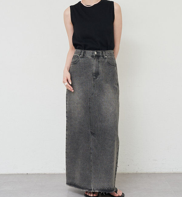  「リブコンパクトノースリーブ」|Tシャツ・カットソー|