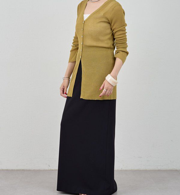  「【インフルエンサー＠komorin_コラボ】チョーカーリブカーディガン」|カーディガン|