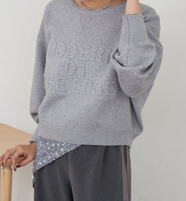  「エンボス加工ニット」|ニット・セーター|