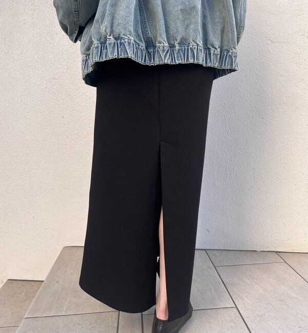  「【26SS予約】ポンチタイトスカート」|スカート|