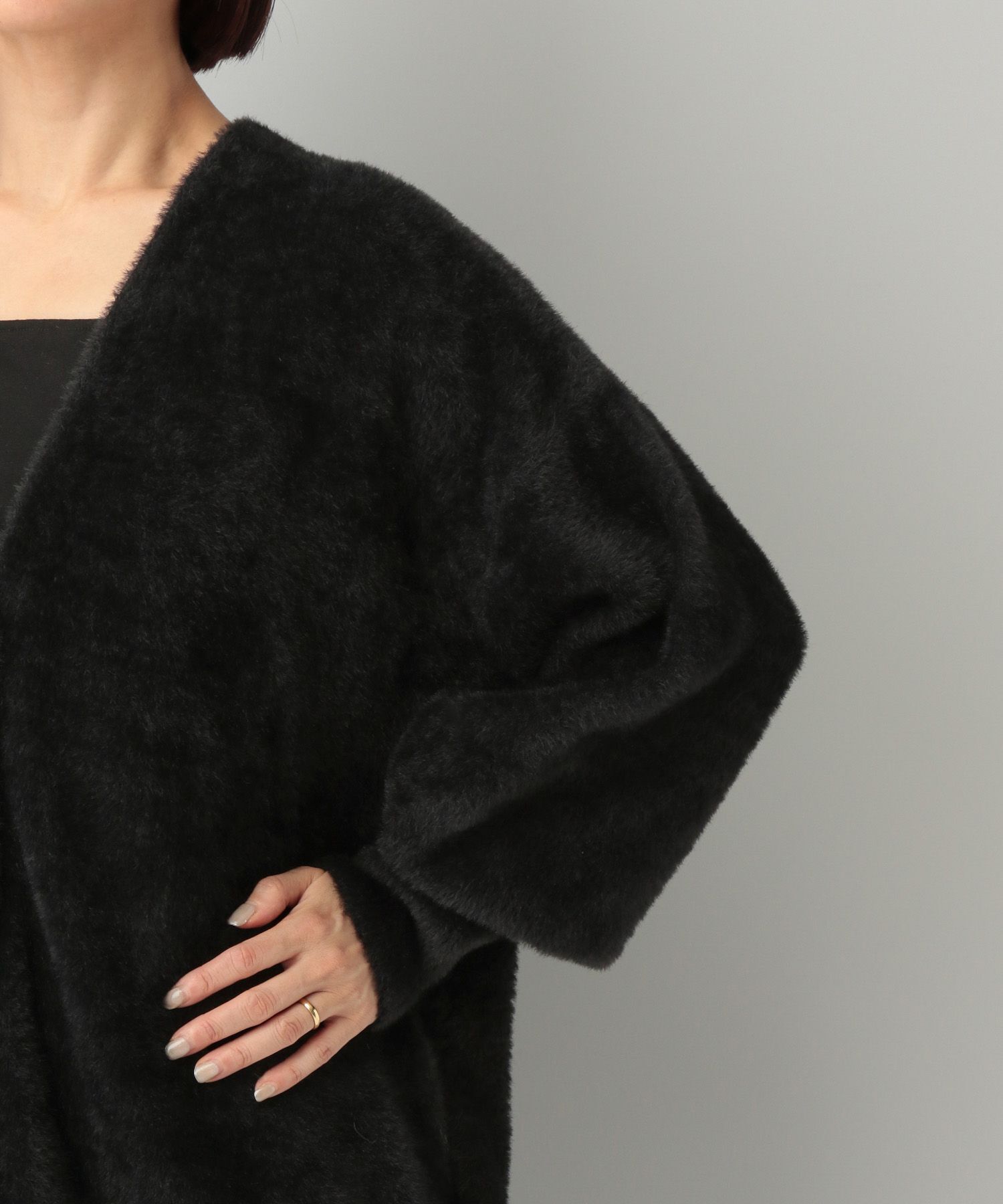 A part by 「【e/rm・セットアップ対応】ウォームニットシャギーカーディガン」|カーディガン|