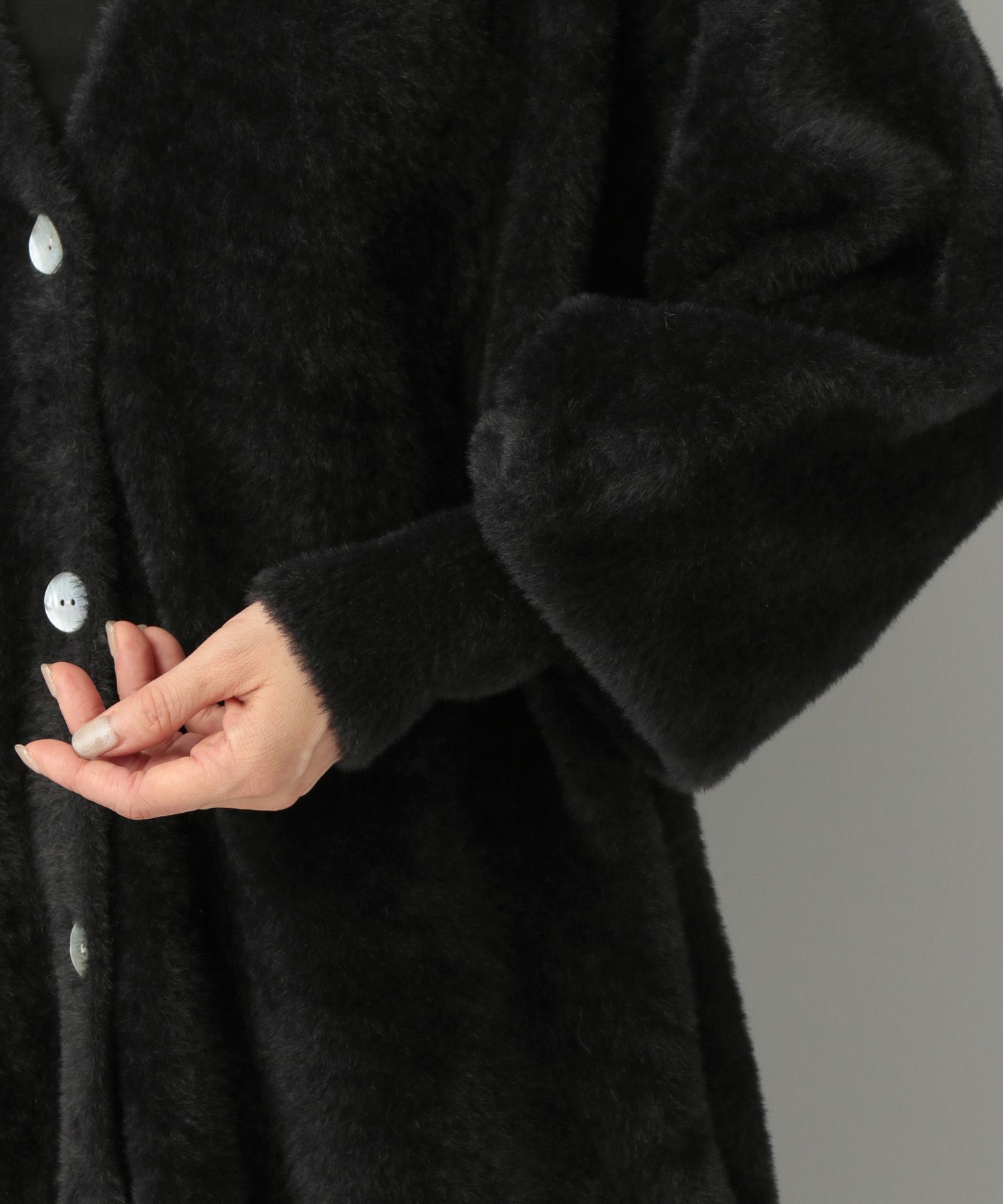 A part by 「【e/rm・セットアップ対応】ウォームニットシャギーカーディガン」|カーディガン|