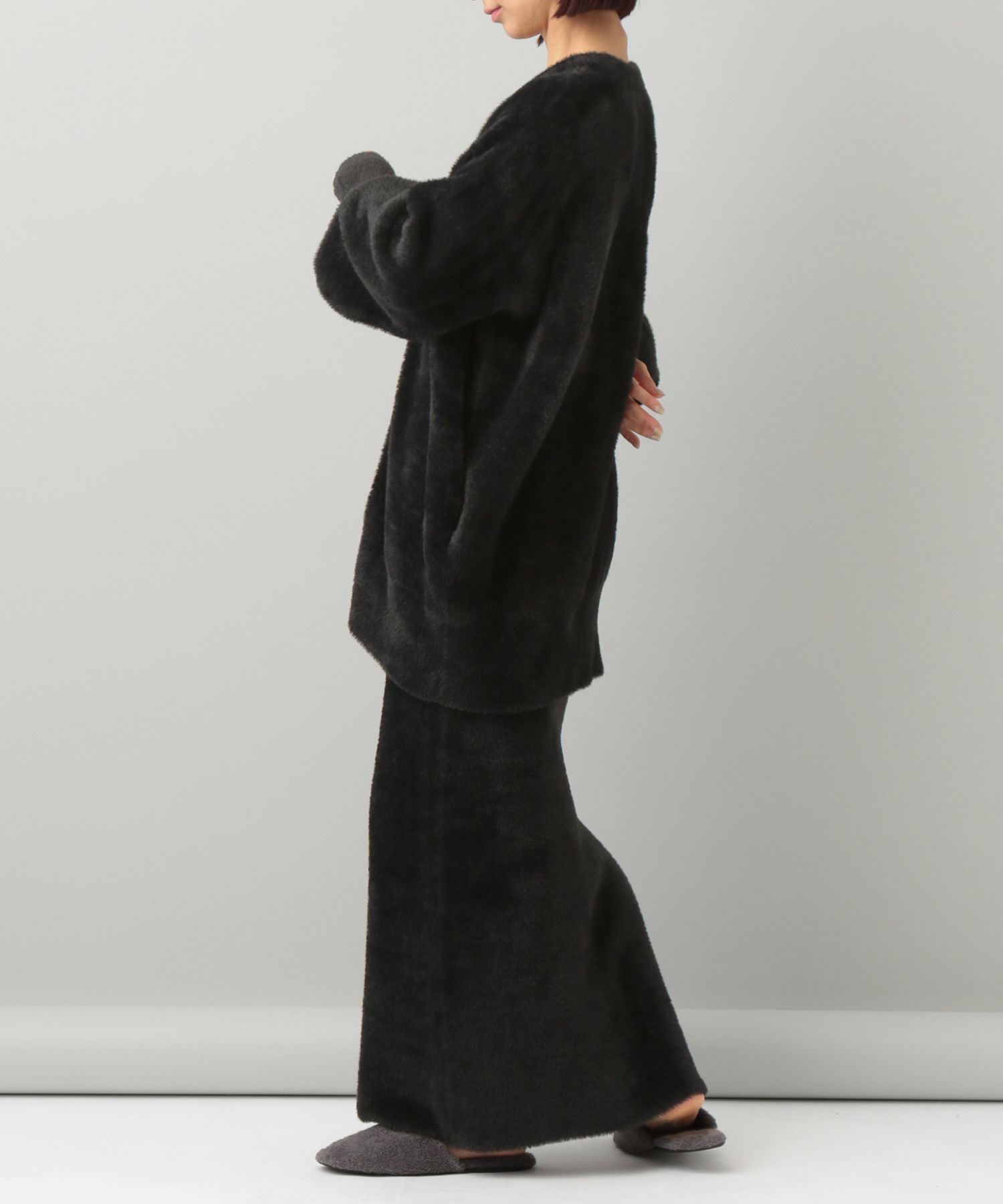 A part by 「【e/rm・セットアップ対応】ウォームニットシャギーカーディガン」|カーディガン|