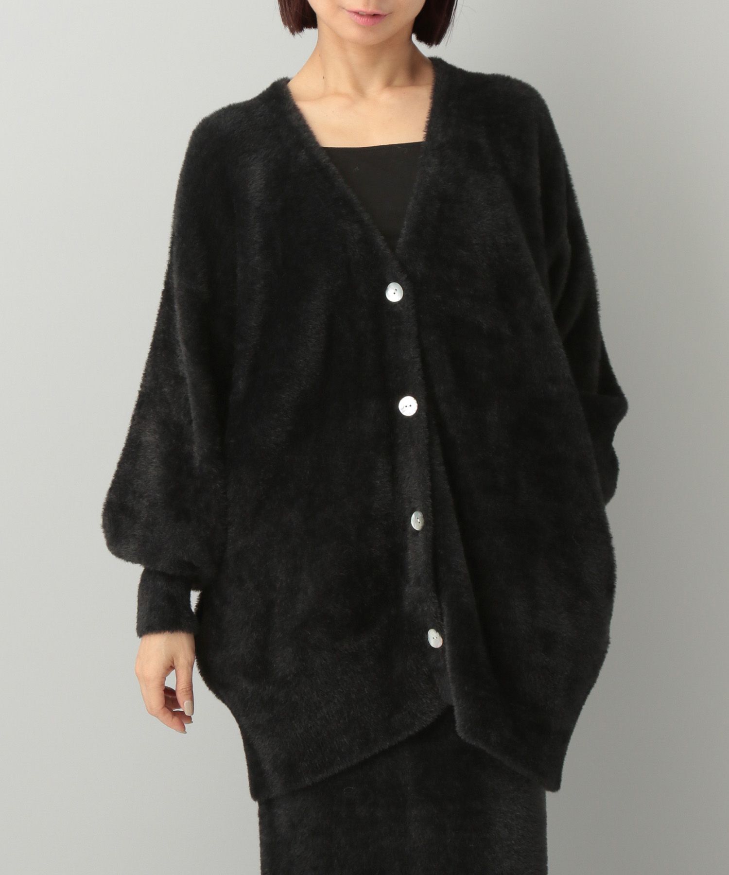 A part by 「【e/rm・セットアップ対応】ウォームニットシャギーカーディガン」|カーディガン|