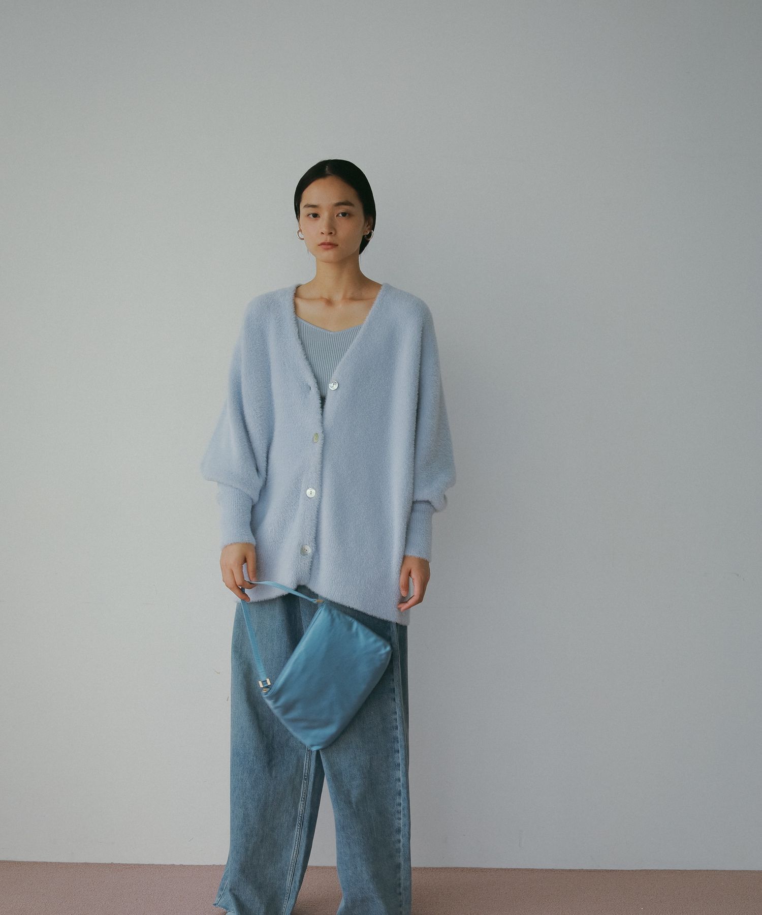 A part by 「【e/rm・セットアップ対応】ウォームニットシャギーカーディガン」|カーディガン|