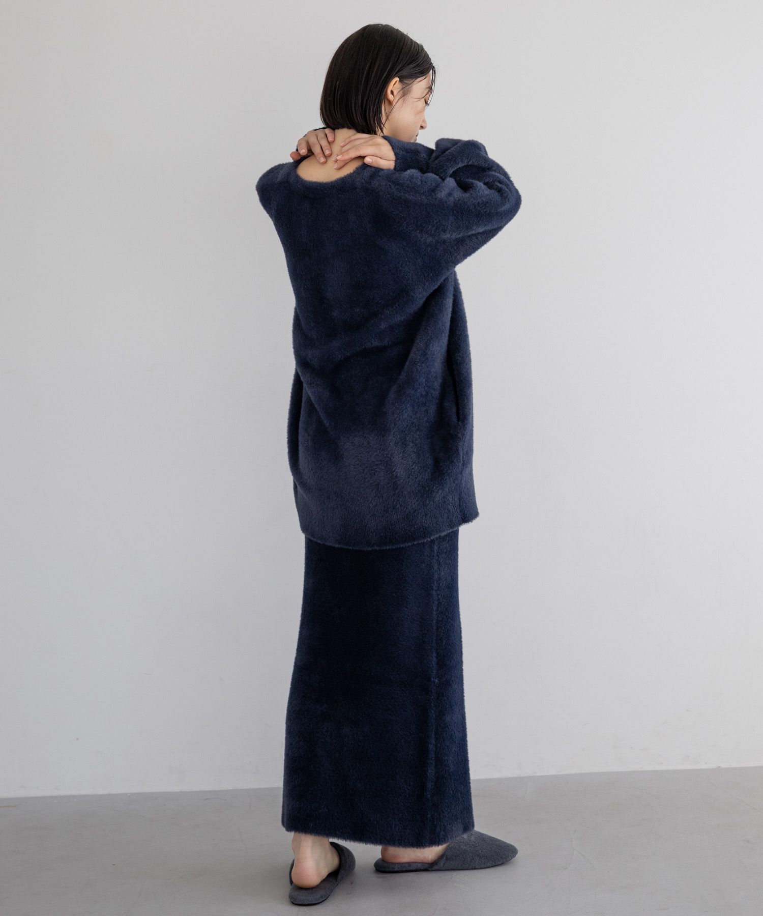 A part by 「【e/rm・セットアップ対応】ウォームニットシャギーカーディガン」|カーディガン|