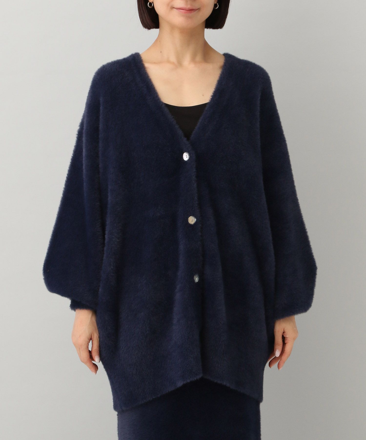 A part by 「【e/rm・セットアップ対応】ウォームニットシャギーカーディガン」|カーディガン|