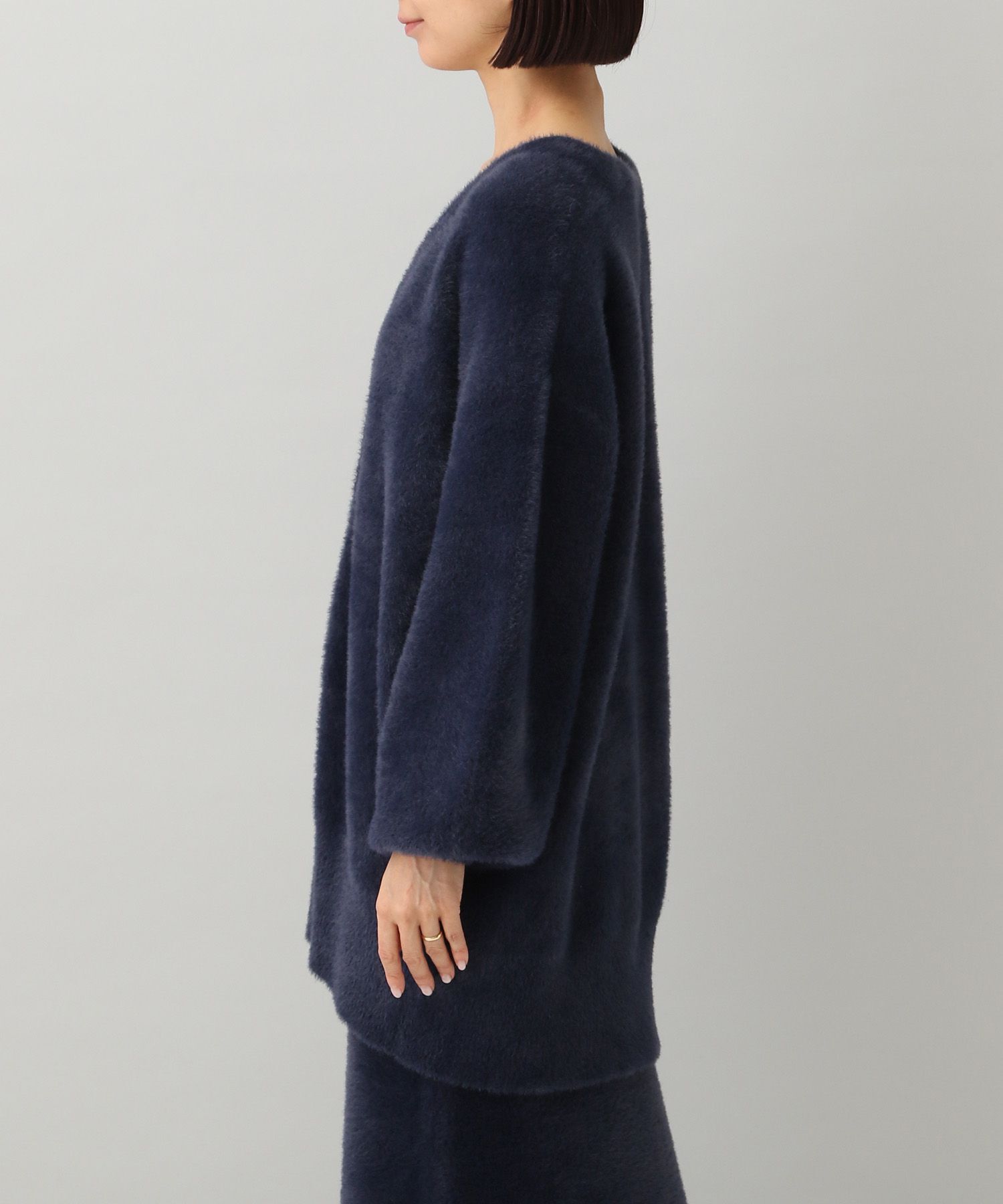 A part by 「【e/rm・セットアップ対応】ウォームニットシャギーカーディガン」|カーディガン|