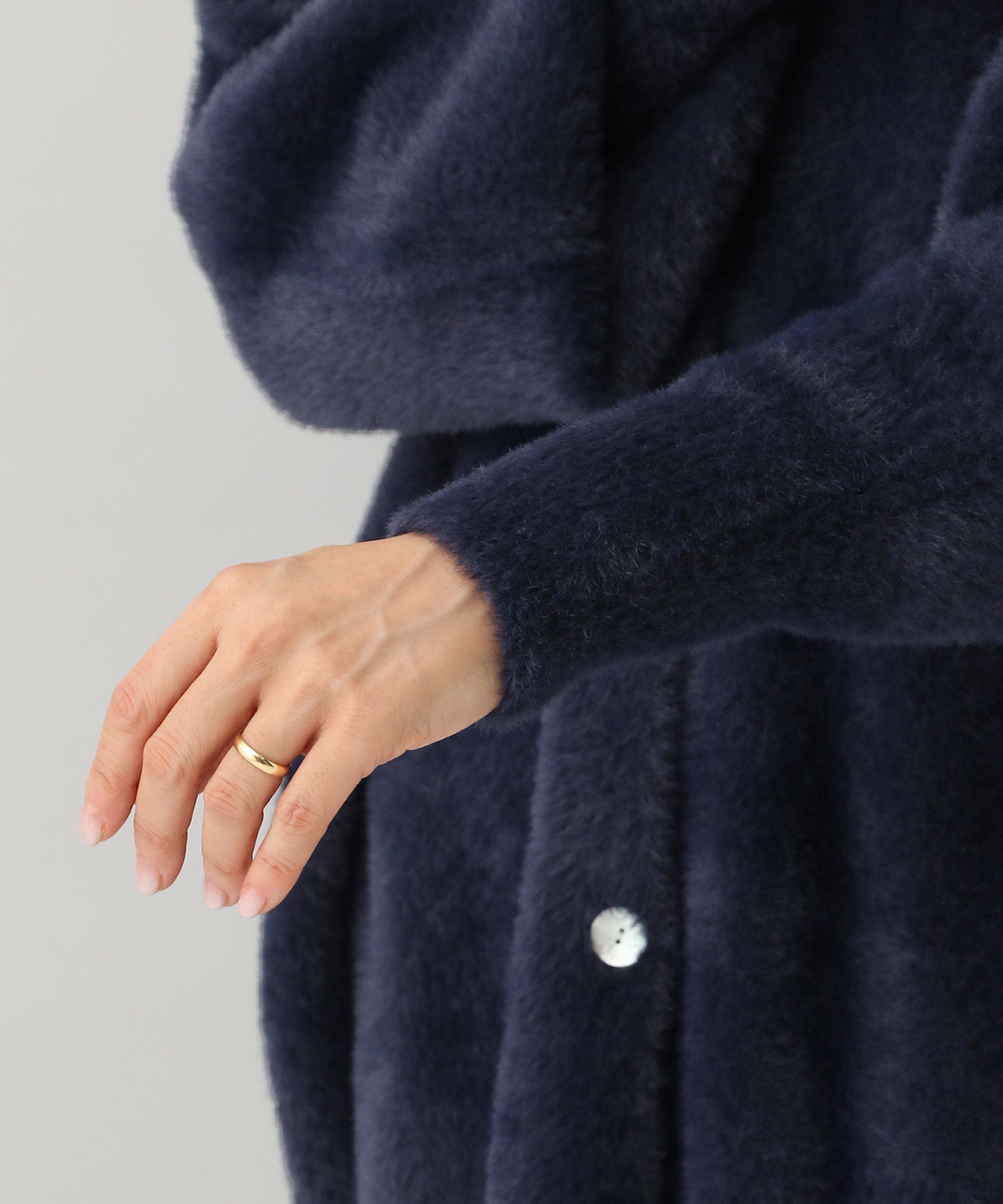 A part by 「【e/rm・セットアップ対応】ウォームニットシャギーカーディガン」|カーディガン|