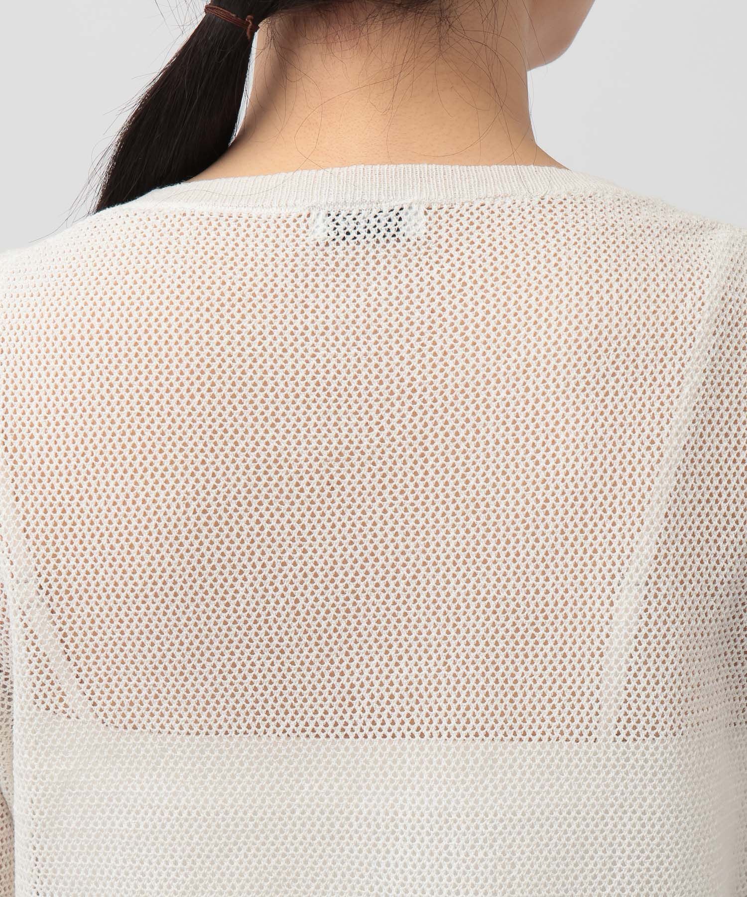 A part by 「メッシュレースカーディガン」|カーディガン|