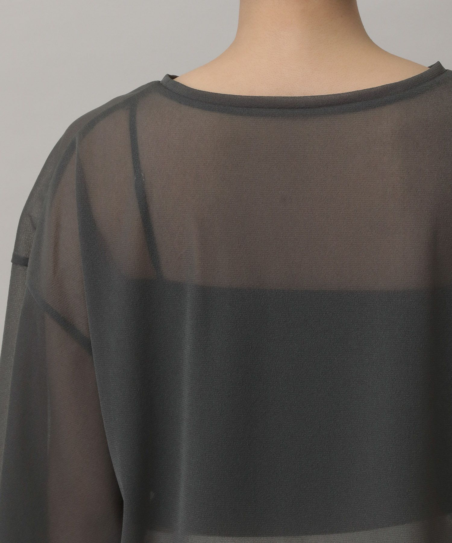 A part by 「シアーBIGプルオーバー_5分袖」|Tシャツ・カットソー|