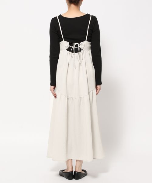 LOWRYS FARM「ティアードポコキャミワンピース」|ワンピース|