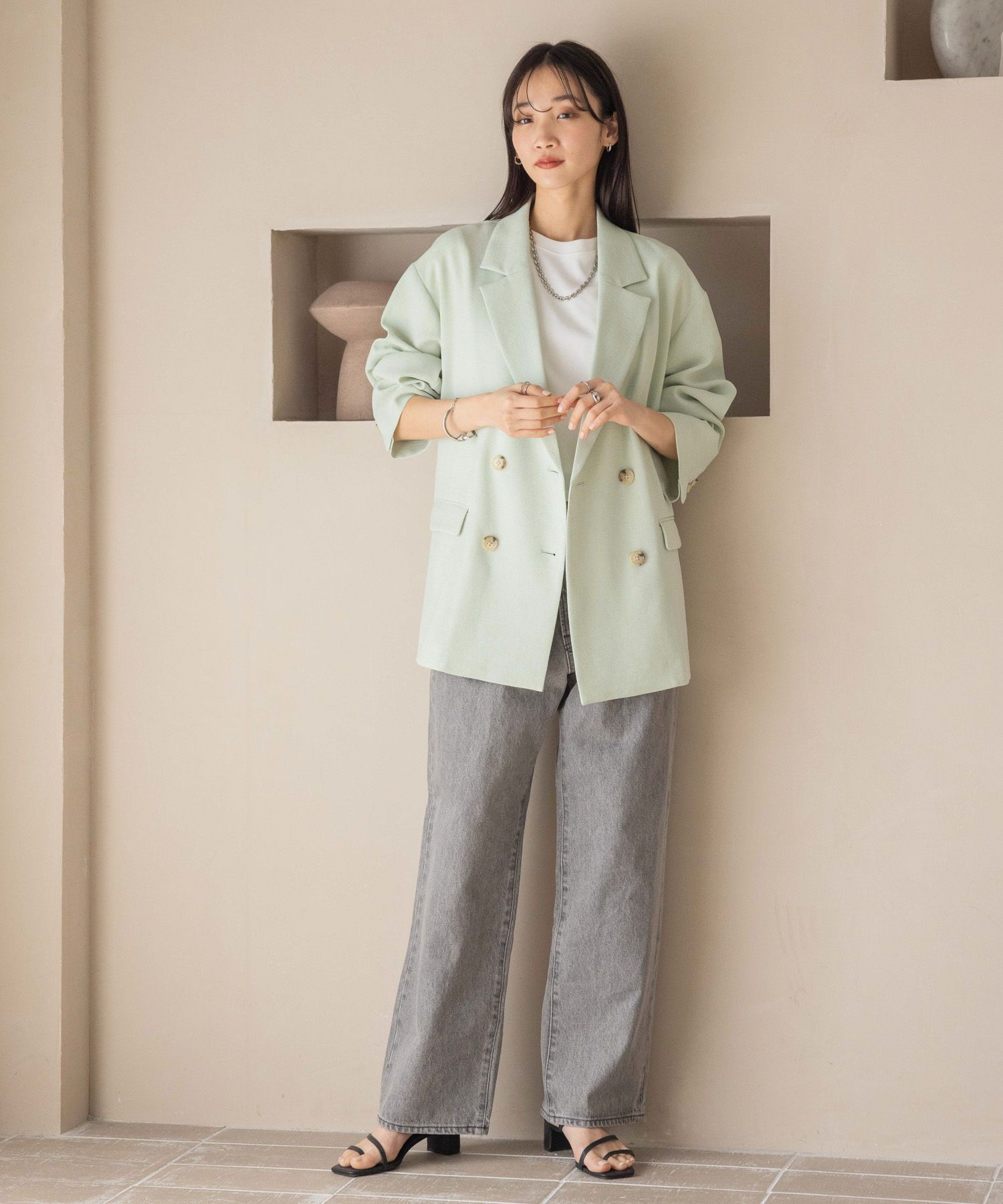 LOWRYS FARM「ホップサックダブルジャケット」|その他|