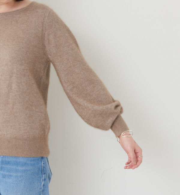 collex「ラクーンシルクニットプルオーバー」|ニット・セーター|
