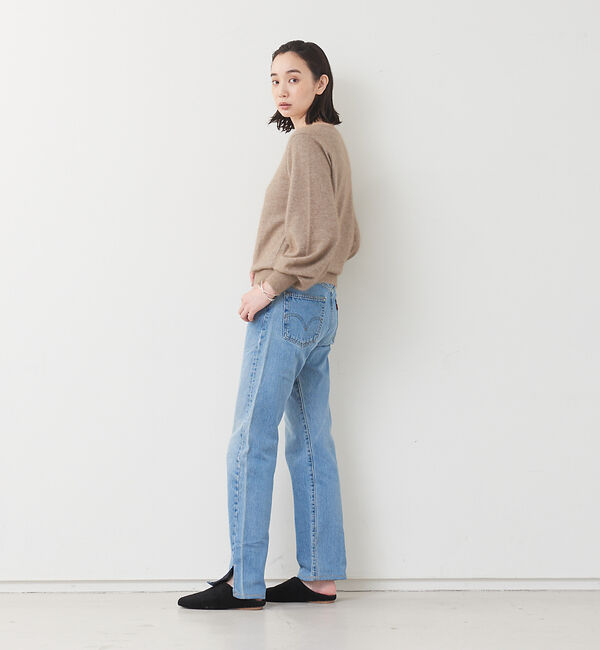 collex「ラクーンシルクニットプルオーバー」|ニット・セーター|