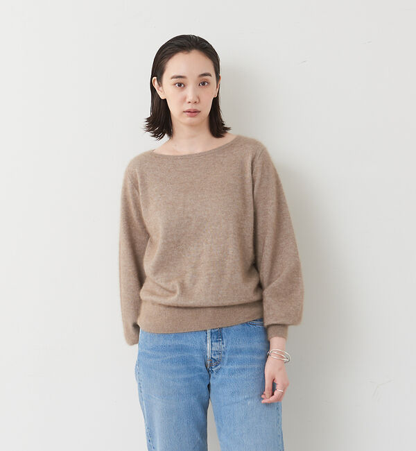 collex「ラクーンシルクニットプルオーバー」|ニット・セーター|