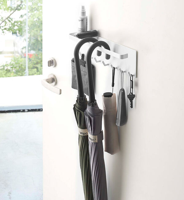 collex「【tower 】トレー付きマグネットアンブレラホルダー マグネット式」|その他|ホワイト