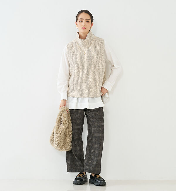 collex「【WEB限定】【EARTH MADE】CURLY FUR MARCHEBAG フ」|ハンドバッグ|