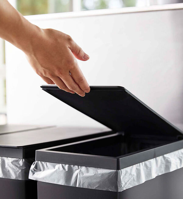 collex「【tower/タワー】スリムゴミ箱 蓋付き 45L対応 分別可能 省スペース」|その他|