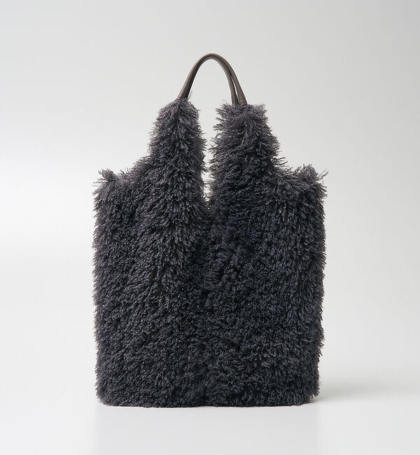 collex「【WEB限定】Vラインフェイクファートートバッグ」|トートバッグ|