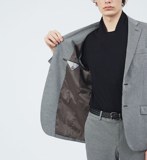 ABAHOUSE「【セットアップ対応】モックロディ WFバックメッシュ ジャケット」|テーラードジャケット|