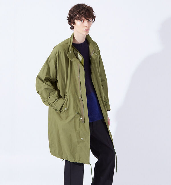 ABAHOUSE「【M-65】スタンドカラー モッズコート【ライナー付】」|ミリタリー・モッズコート|