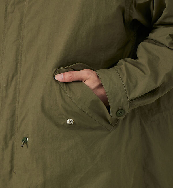 ABAHOUSE「【M-65】スタンドカラー モッズコート【ライナー付】」|ミリタリー・モッズコート|