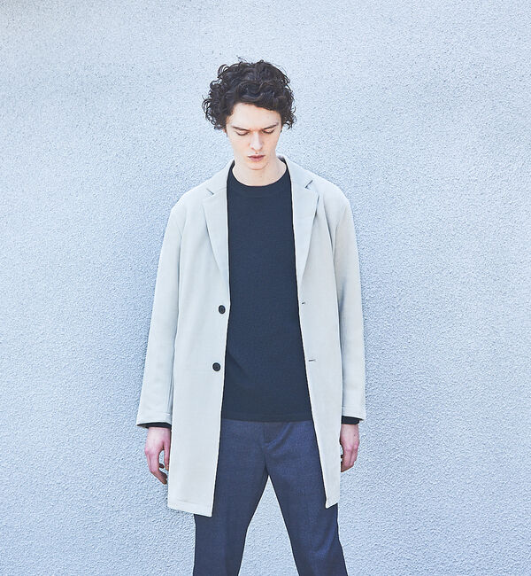 ABAHOUSE「【ネオスエード】ポンチ チェスターコート / ハーフコート」|その他|グレージュ