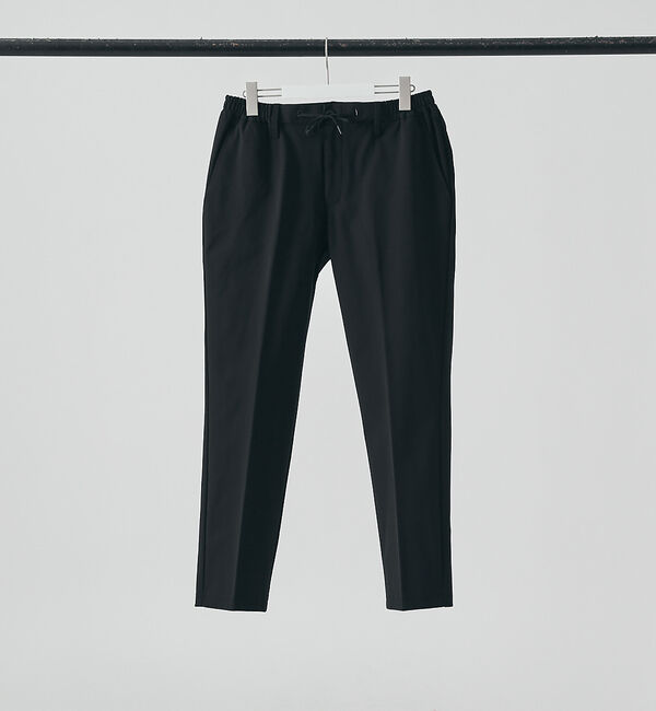 ABAHOUSE「【セットアップ対応】エアリーファンクション スラックス / テーパードパンツ」|スラックス|ブラック