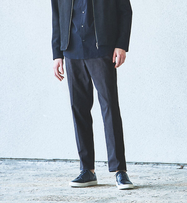 ABAHOUSE「【ハイパーストレッチ】ピンヘッド イージースラックス」|その他|ブラック