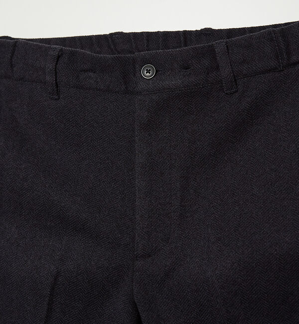 ABAHOUSE「【秋冬生地/セットアップ対応】ヘリンボーン柄 ニット スラックス パンツ」|スラックス|