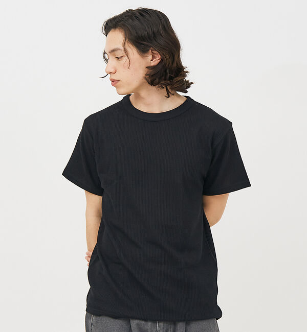 ABAHOUSE「【JEMORGAN LONG JOHNS/ジェーイーモーガンロングジョーンズ】T」|Tシャツ・カットソー|ブラック