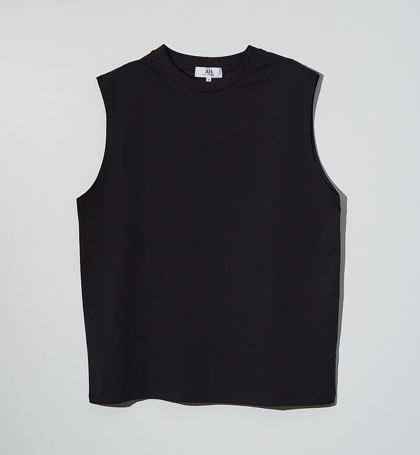 ABAHOUSE「【SORONA】接触冷感 ノースリーブ Tシャツ」|キャミソール|