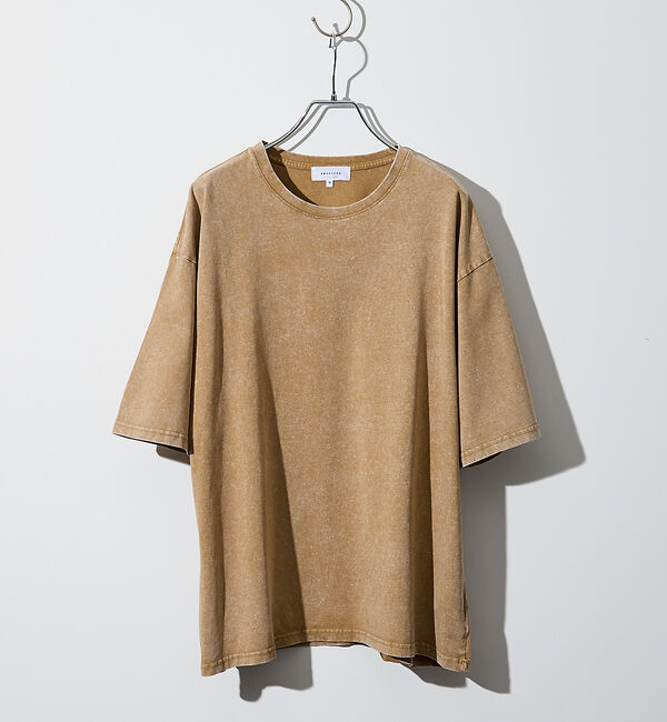 ABAHOUSE「【ピグメント加工】クルーネック半袖Ｔシャツ」|Tシャツ・カットソー|