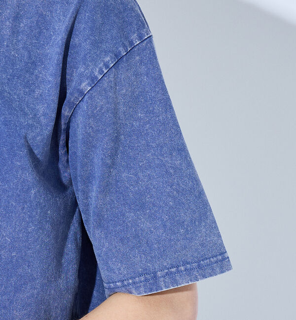 ABAHOUSE「【ピグメント加工】クルーネック半袖Ｔシャツ」|Tシャツ・カットソー|