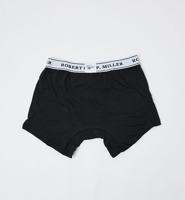 ABAHOUSE「【Robert P. Miller /ロバート ピー ミラー】BOXER PAN」|インナー|ブラック
